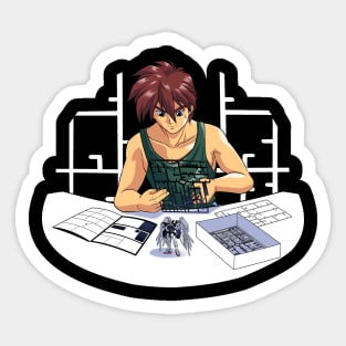 Robot builder Sticker